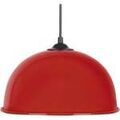 Luminaire sur Grenoble : Lustres, suspensions et plafonniers Tosel Suspension d&ocirc;me m&eacute;tal rouge Rouge Unique. . Maison & D&eacute;co > Lustres, suspensions et plafonniers.