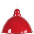Luminaire sur Grenoble : Lustres, suspensions et plafonniers Tosel Suspension d&ocirc;me m&eacute;tal rouge Rouge Unique. . Maison & D&eacute;co > Lustres, suspensions et plafonniers.