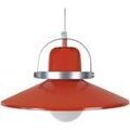 Luminaire sur Grenoble : Lustres, suspensions et plafonniers Tosel Suspension g&eacute;om&eacute;trique m&eacute;tal rouge Rouge Unique. . Maison & D&eacute;co > Lustres, suspensions et plafonniers.