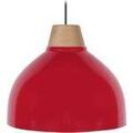 Luminaire sur Grenoble : Lustres, suspensions et plafonniers Tosel Suspension d&ocirc;me m&eacute;tal rouge Rouge Unique. . Maison & D&eacute;co > Lustres, suspensions et plafonniers.