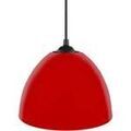 Luminaire sur Grenoble : Lustres, suspensions et plafonniers Tosel Suspension d&ocirc;me m&eacute;tal rouge Rouge Unique. . Maison & D&eacute;co > Lustres, suspensions et plafonniers.