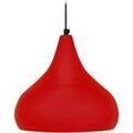 Luminaire sur Grenoble : Lustres, suspensions et plafonniers Tosel Suspension larme m&eacute;tal rouge Rouge Unique. . Maison & D&eacute;co > Lustres, suspensions et plafonniers.