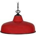Lustres, suspensions et plafonniers Tosel Suspension d&ocirc;me m&eacute;tal rouge Rouge Unique. . Maison & D&eacute;co > Lustres, suspensions et plafonniers. Grenoble