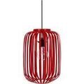 Luminaire sur Grenoble : Lustres, suspensions et plafonniers Tosel Suspension cylindrique m&eacute;tal rouge Rouge Unique. . Maison & D&eacute;co > Lustres, suspensions et plafonniers.