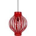 Luminaire sur Grenoble : Lustres, suspensions et plafonniers Tosel Suspension globe m&eacute;tal rouge Rouge Unique. . Maison & D&eacute;co > Lustres, suspensions et plafonniers.