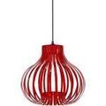 Luminaire sur Grenoble : Lustres, suspensions et plafonniers Tosel Suspension larme m&eacute;tal rouge Rouge Unique. . Maison & D&eacute;co > Lustres, suspensions et plafonniers.