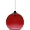 Lustres, suspensions et plafonniers Tosel Suspension globe verre rouge Rouge Unique. . Maison & D&eacute;co > Lustres, suspensions et plafonniers.