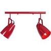 Lustres, suspensions et plafonniers Tosel Lustre bar m&eacute;tal rouge Rouge Unique. . Maison & D&eacute;co > Lustres, suspensions et plafonniers.