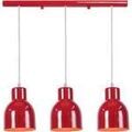 Lustres, suspensions et plafonniers Tosel Lustre bar m&eacute;tal rouge Rouge Unique. . Maison & D&eacute;co > Lustres, suspensions et plafonniers. Grenoble