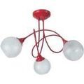 Lustres, suspensions et plafonniers Tosel Lustre multi bras m&eacute;tal rouge Rouge Unique. . Maison & D&eacute;co > Lustres, suspensions et plafonniers. Grenoble