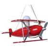 Lustres, suspensions et plafonniers Tosel Suspension avion bois rouge Rouge Unique. . Maison & D&eacute;co > Lustres, suspensions et plafonniers.