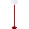 Lampadaires Tosel Lampadaire droit bois rouge et blanc Rouge Unique. . Maison & D&eacute;co > Lampadaires.