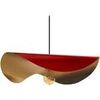 Lustres, suspensions et plafonniers Tosel Suspension chapeau de dame m&eacute;tal rouge et or Rouge Unique. . Maison & D&eacute;co > Lustres, suspensions et plafonniers.