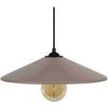 Luminaire sur Grenoble : Lustres, suspensions et plafonniers Tosel Suspension conique m&eacute;tal taupe Unique. . Maison & D&eacute;co > Lustres, suspensions et plafonniers.