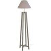 Lampadaires Tosel Lampadaire colonne bois taupe Unique. . Maison & D&eacute;co > Lampadaires.