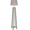 Lampadaires Tosel Lampadaire colonne bois taupe Unique. . Maison & D&eacute;co > Lampadaires.