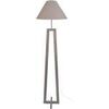 Lampadaires Tosel Lampadaire colonne bois taupe Unique. . Maison & D&eacute;co > Lampadaires.