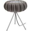 Lampes de bureau Tosel Lampe a poser ronde m&eacute;tal taupe Unique. . Maison & D&eacute;co > Lampes de bureau.