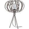 Lampes de bureau Tosel Lampe a poser ronde m&eacute;tal taupe Unique. . Maison & D&eacute;co > Lampes de bureau.