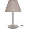 Lampes de bureau Tosel Lampe a poser demi-cylindrique m&eacute;tal taupe Unique. . Maison & D&eacute;co > Lampes de bureau.