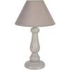 Lampes de bureau Tosel Lampe de chevet colonne bois taupe Unique. . Maison & D&eacute;co > Lampes de bureau.