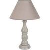 Lampes de bureau Tosel Lampe de chevet colonne bois taupe Unique. . Maison & D&eacute;co > Lampes de bureau.
