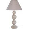 Lampes de bureau Tosel Lampe de chevet colonne bois taupe Unique. . Maison & D&eacute;co > Lampes de bureau.