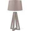Lampes de bureau Tosel Lampe de chevet colonne bois taupe Unique. . Maison & D&eacute;co > Lampes de bureau.