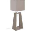 Lampes de bureau Tosel Lampe de chevet colonne bois taupe Unique. . Maison & D&eacute;co > Lampes de bureau.