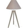 Lampes de bureau Tosel Lampe de chevet tr&eacute;pied bois taupe Unique. . Maison & D&eacute;co > Lampes de bureau.