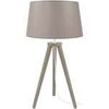 Lampes de bureau Tosel Lampe de chevet tr&eacute;pied bois taupe Unique. . Maison & D&eacute;co > Lampes de bureau.