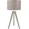 Lampes de bureau Tosel Lampe de chevet tr&eacute;pied bois taupe Unique. . Maison & D&eacute;co > Lampes de bureau.