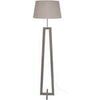 Lampadaires Tosel Lampadaire colonne bois taupe Unique. . Maison & D&eacute;co > Lampadaires.