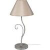 Lampes de bureau Tosel Lampe a poser arbre m&eacute;tal taupe et cr&egrave;me Unique. . Maison & D&eacute;co > Lampes de bureau.