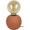 Lampes de bureau Tosel Lampe de chevet globe bois terre cuite Unique. . Maison & D&eacute;co > Lampes de bureau.