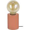Lampes de bureau Tosel Lampe de chevet cylindrique bois terre cuite Unique. . Maison & D&eacute;co > Lampes de bureau.