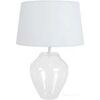 Lampes de bureau Tosel Lampe a poser vase verre transparent et blanc Unique. . Maison & D&eacute;co > Lampes de bureau.