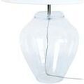 Lampes de bureau Tosel Lampe a poser vase verre transparent et blanc Unique. . Maison & D&eacute;co > Lampes de bureau. Grenoble