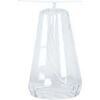 Lampes de bureau Tosel Lampe a poser conique verre transparent et blanc Unique. . Maison & D&eacute;co > Lampes de bureau.