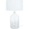 Lampes de bureau Tosel Lampe a poser bouteille verre transparent et blanc Unique. . Maison & D&eacute;co > Lampes de bureau.