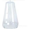 Lampes de bureau Tosel Lampe de chevet conique verre transparent et blanc Unique. . Maison & D&eacute;co > Lampes de bureau.