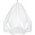 Lampes de bureau Tosel Lampe de salon g&eacute;om&eacute;trique verre transparent et blanc Unique. . Maison & D&eacute;co > Lampes de bureau.