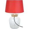 Lampes de bureau Tosel Lampe a poser amphore li&egrave;getransparent et rouge Unique. . Maison & D&eacute;co > Lampes de bureau.