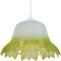 Lustres, suspensions et plafonniers Tosel Suspension cloche verre vert Vert Unique. . Maison & D&eacute;co > Lustres, suspensions et plafonniers.