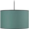Luminaire sur Grenoble : Lustres, suspensions et plafonniers Tosel Suspension cylindrique tissu vert Vert Unique. . Maison & D&eacute;co > Lustres, suspensions et plafonniers.