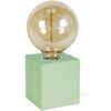 Lampes de bureau Tosel Lampe de chevet carr&eacute; bois vert Vert Unique. . Maison & D&eacute;co > Lampes de bureau.