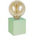 Lampes de bureau Tosel Lampe de chevet carr&eacute; bois vert Vert Unique. . Maison & D&eacute;co > Lampes de bureau.