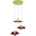 Lustres, suspensions et plafonniers Tosel Lustre grappe m&eacute;tal vert et rose Vert Unique. . Maison & D&eacute;co > Lustres, suspensions et plafonniers. Grenoble