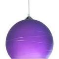 Lustres, suspensions et plafonniers Tosel Suspension globe verre violet Violet Unique. . Maison & D&eacute;co > Lustres, suspensions et plafonniers. Grenoble