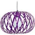 Lustres, suspensions et plafonniers Tosel Suspension globe m&eacute;tal violet Violet Unique. . Maison & D&eacute;co > Lustres, suspensions et plafonniers.